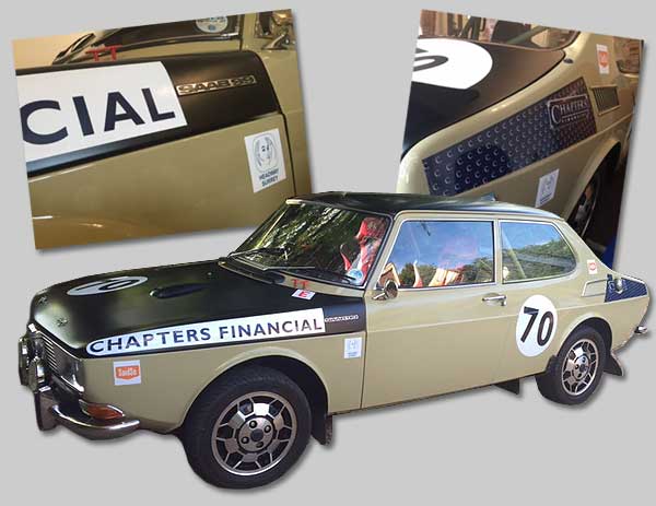 chapters financial rally car